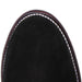 Los Altos Men's Round Toe Suede Leather Short Boots - Black