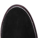 Los Altos Men's Round Toe Suede Leather Short Boots - Black 50B6305