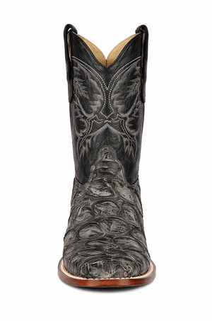 Rustic Black Pirarucu Boots