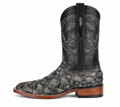 Rustic Black Pirarucu Boots
