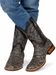 Rustic Black Pirarucu Boots