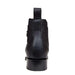 Los Altos Men's Wide Square Toe Caiman Belly Short Boots - Black