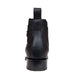 Los Altos Men's Wide Square Toe Caiman Belly Short Boots - Black