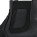 Los Altos Men's Wide Square Toe Suede Leather Short Boots - Black 82BV6305