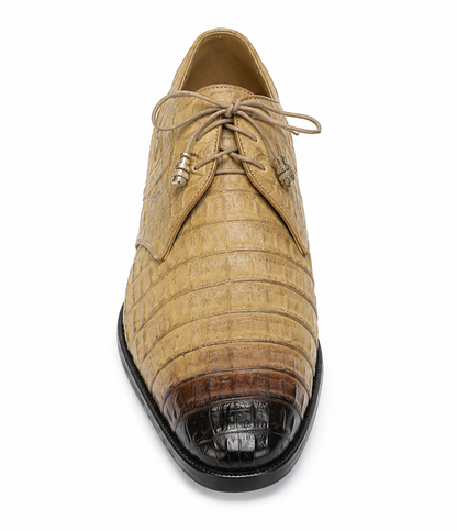 Los Altos Oryx and Black Shaded All Over Genuine Hornback Crocodile ~ World Best Alligator ~ Gator Skin