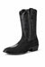 Los Altos Boots Single Stone Stingray R-Toe Black Cowboy Botas De Mantarraya - Mantarraya Boots