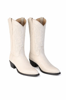 Los Altos Men's Winter white Genuine Elk Leather J Toe Boots