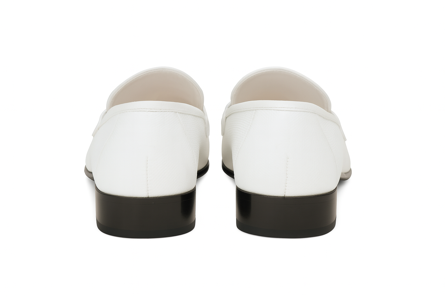 Los Altos White Genuine Teju Lizard Skin Slip-On Loafers - Image 4