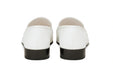 Los Altos White Genuine Teju Lizard Skin Slip-On Loafers