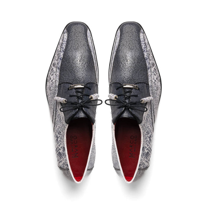 Marco Di Milano Lucca Ostrich & Stingray Shoes Newspaper