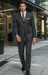 Lucci Grey 3-Button with Pleated Slacks Classic Suit