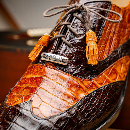 Marco Di Milano Luciano: Cognac Brown Leather Dress Shoe