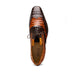 Marco Di Milano Luciano Crocodile Classic Wingtip Dress Shoes Oxfords