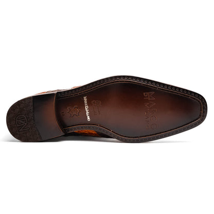 Marco Di Milano Luciano: Cognac Brown Leather Dress Shoe