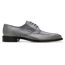 Belvedere Lusso Gray Leather Luxury Shoe
