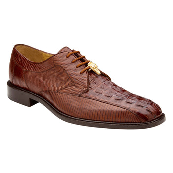 Belvedere Lusso Walnut Leather Dress Shoes