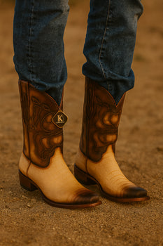 King Exotic Men's Caiman Belly Snip Toe Boots - Image 26