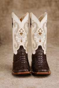 Men's Genuine Exotic Animal Skin Ferrini Hornback Crocodile Card Holder by Ferrini USA