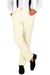 Tiglio Luxe Offwhite Semi-Wide Leg Wool Marbella Dress Pants