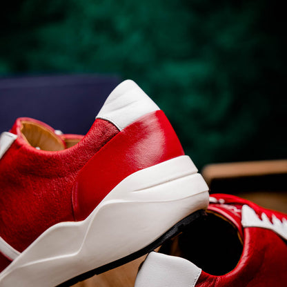 Marco Di Milano Lyon II - Red & White Leather Loafer