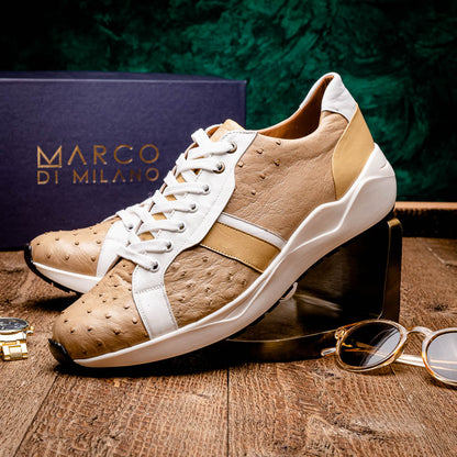 Marco_Di_Milano Lyon II Orix White Leather Luxury Shoe