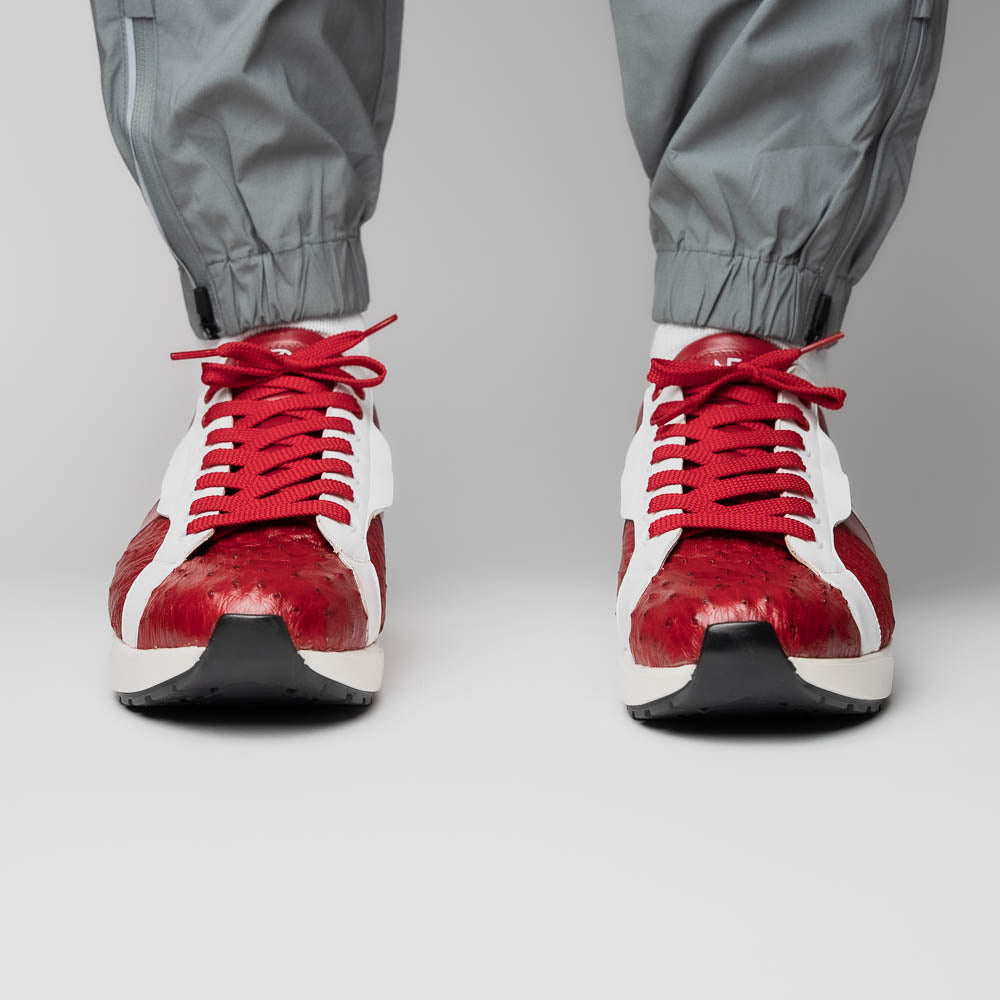 Marco Di Milano Lyon II - Red & White Leather Loafer