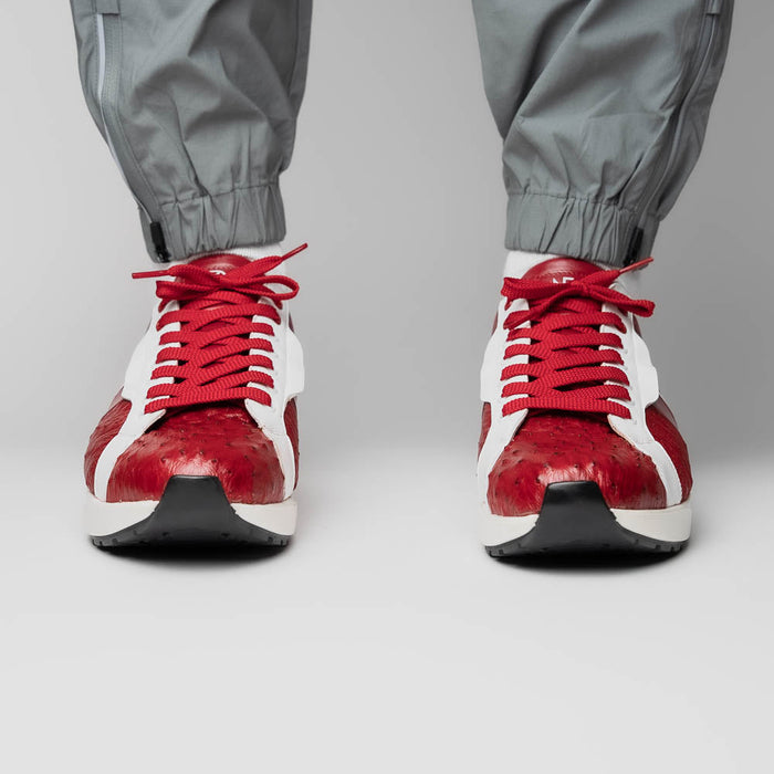 Marco Di Milano Lyon II - Red & White Leather Loafer
