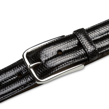 Mezlan Lizard Belt - Classic Luxury Shoe