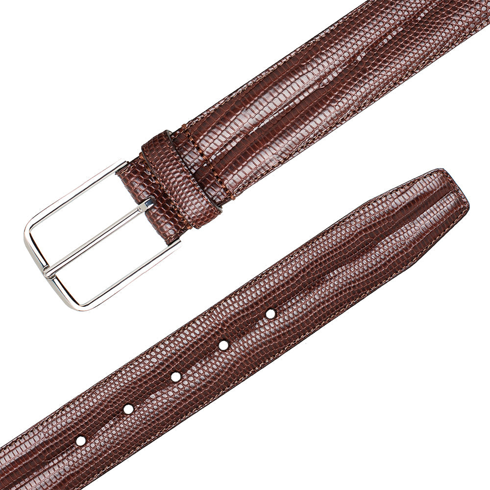 Mezlan Lizard Belt - Classic Luxury Shoe