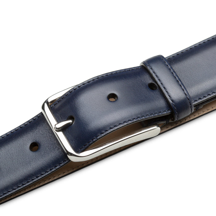 Mezlan Center-Piped Calfskin Shoe - Luxury Italian Leather