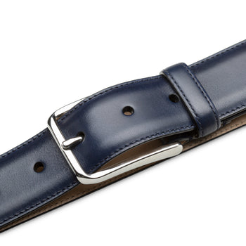 Mezlan Center-Piped Calfskin Shoe - Luxury Italian Leather