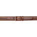 Mezlan Center-Piped Calfskin Belt