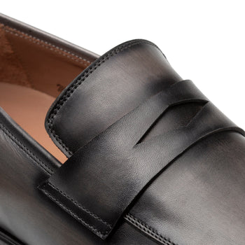 Mezlan Avenue Penny Loafer - Luxury Leather Rubber Sole