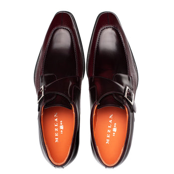 Mezlan Pego Monk Strap - Luxury Italian Leather Shoes