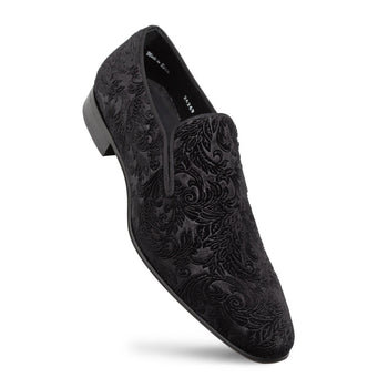 Mezlan Travolta Velvet Formal Shoe - Luxury Velvet Loafer