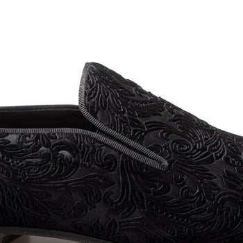 Mezlan Travolta Velvet Formal Shoe - Luxury Velvet Loafer