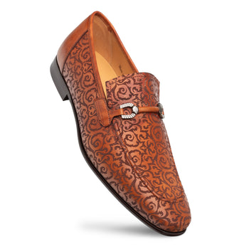Mezlan Alcaraz: Luxury Leather Laser-Print Slip-On Shoes