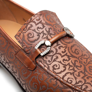 Mezlan Alcaraz: Luxury Leather Laser-Print Slip-On Shoes