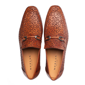 Mezlan Alcaraz: Luxury Leather Laser-Print Slip-On Shoes