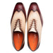 Mezlan Almagro Two-Tone Oxford Red / Bone (21592)