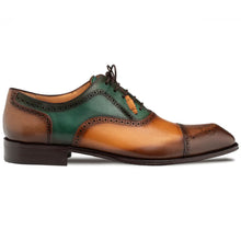 Mezlan Galante Tri-Tone Cap Toe Oxford Brown / Multi (21693)