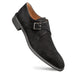 Mezlan Albini Suede Monk strap - Black