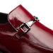 Mezlan Accola Textured Slip on - Burgundy