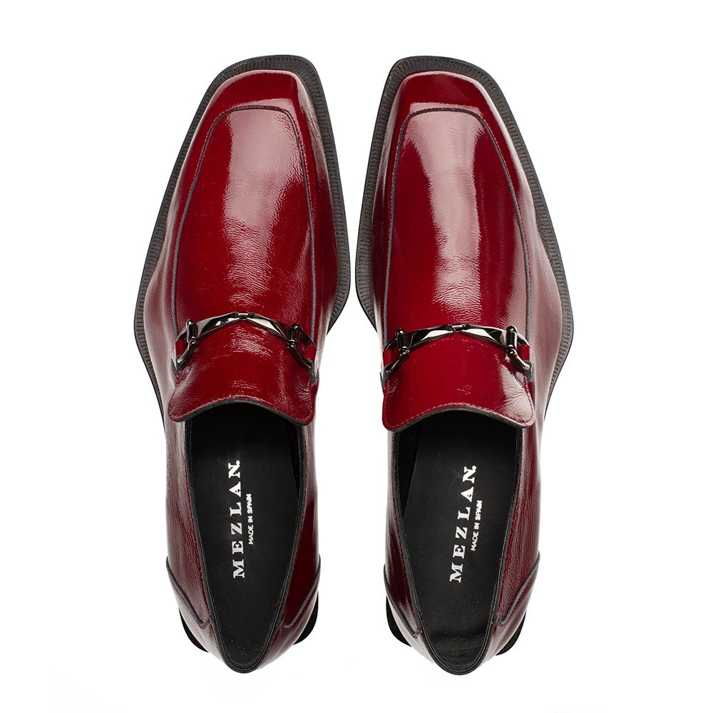 Mezlan Accola Textured Slip on - Burgundy