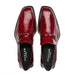 Mezlan Accola Textured Slip on - Burgundy
