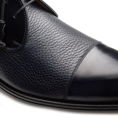 Mezlan Capello Hi-Shine Calf Derby - Luxury Men's Dress Shoe