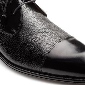 Mezlan Capello Hi-Shine Calf Derby - Luxury Men's Dress Shoe