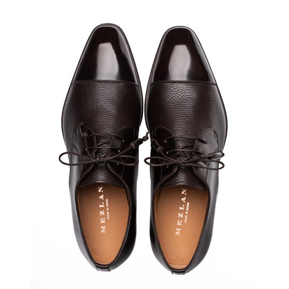 Mezlan Capello Hi-Shine Calf Derby - Luxury Men's Dress Shoe