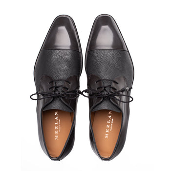 Mezlan Capello Hi-Shine Calf Derby - Luxury Men's Dress Shoe