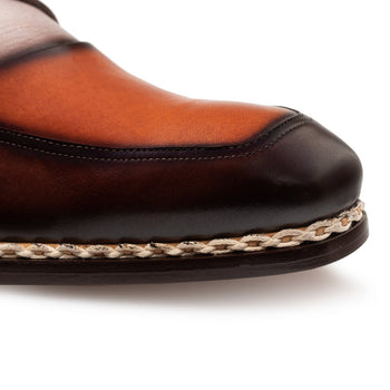 Mezlan Bowery Derby: Calf & Deer Leather Luxury Shoes